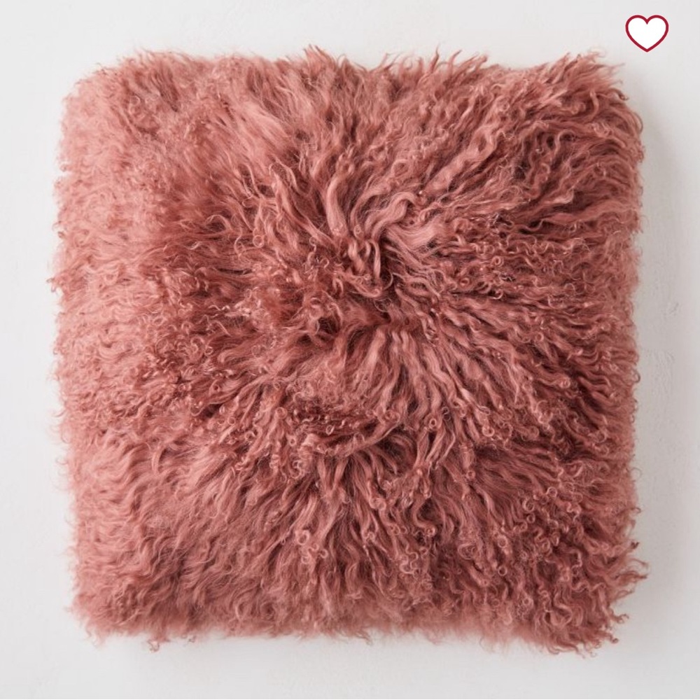 West Elm Mongolian Lamb Pillow Covers